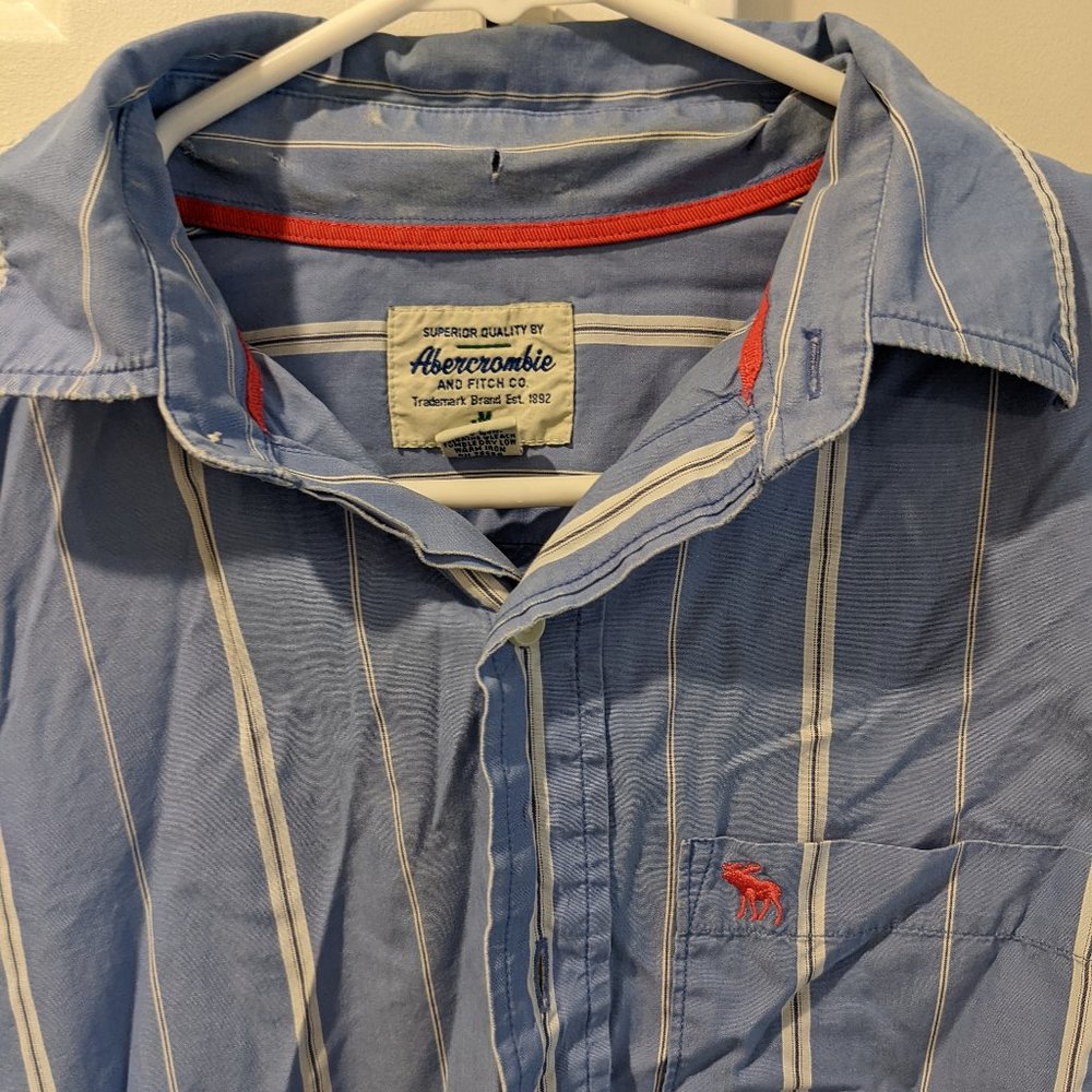 Abercrombie dress Shirt Blue